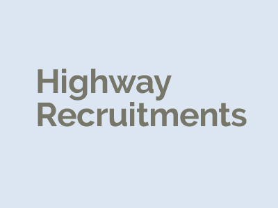 Highway Recruitments